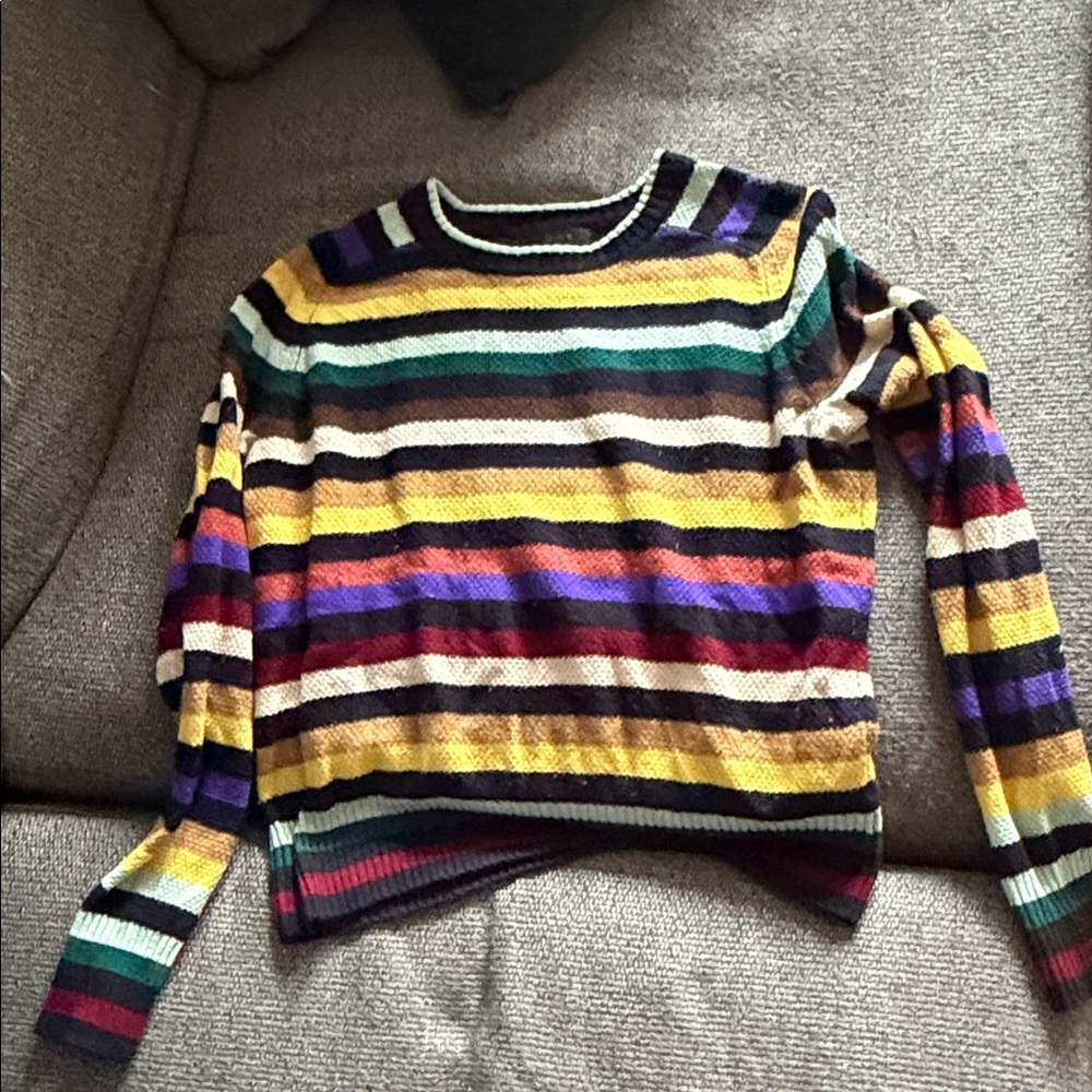 J. Crew Colorful Striped Women's Sweater